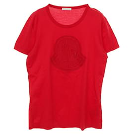 Top de algodón Moncler Roja