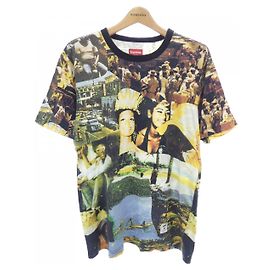 Camiseta SUPREME KINGSTON Marrom Preto Amarelo