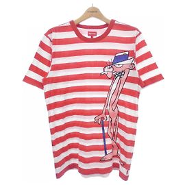 Camiseta Supreme Pink Panther Blanco Roja