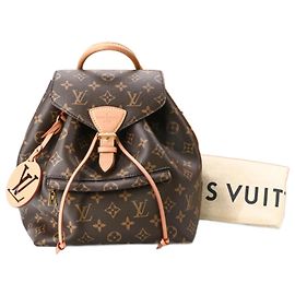 Louis Vuitton Montsouris NM PM Rucksack Braun Monogramm
