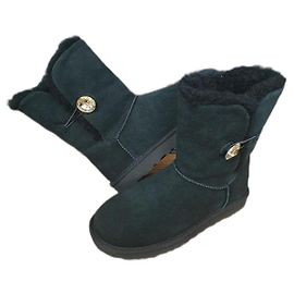Ugg Bailey Button Noir Bling Or Noir