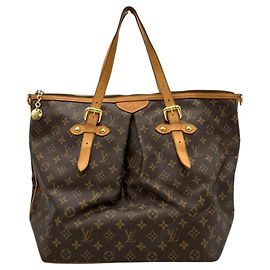 Louis Vuitton Palermo GM Tote Bag Braun