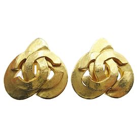 Cuore placcato oro con logo CC di Chanel D'oro
