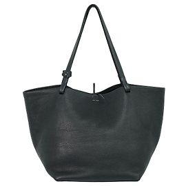 The Row Park Tote aus Leder groß Schwarz