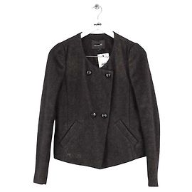 Isabel Marant Schwarze Wolljacke Schwarz