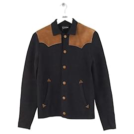 The Kooples Giacca in cotone nera Nero