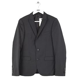 The Kooples Schwarze Wolljacke Schwarz