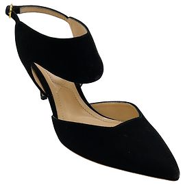 Nicholas Kirkwood Black Suede Leda Cut Out Pumps Black