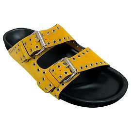 Sandales Lennyo en Suède Jaune Isabel Marant Jaune
