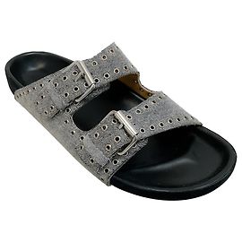 Sandali Lennyo in denim grigio Isabel Marant Grigio