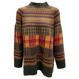 Multi Cashmere Strickpullover von Lamberto Losani Mehrfarben