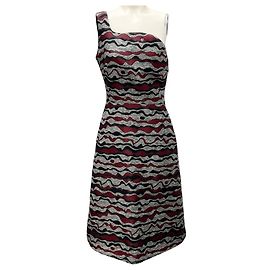 Roksanda Robe Midi Grise Multi-Épaule Gris