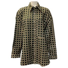 Chaqueta Aarna de denim negro / marrón de Nanushka Castaño