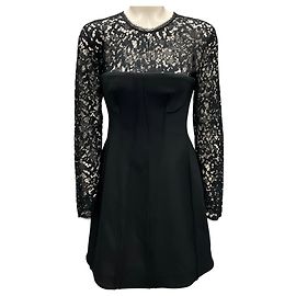 Schwarzes Primm Mini-Kleid von Jonathan Simkhai Schwarz