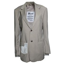 Autre Marque Blaze, blazer personnalisé en beige Autre