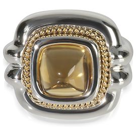 Anello in Citrino in Oro Giallo e Argento Sterling Tiffany & Co. Altro