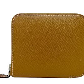 Monedero compacto Azap de Hermès Dorado