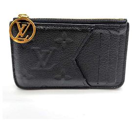 Portafoglio Louis Vuitton in pelle Monogram Empreinte Nero