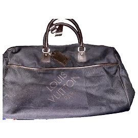 Louis Vuitton Damier Geant Albatros Black Boston Bag Black