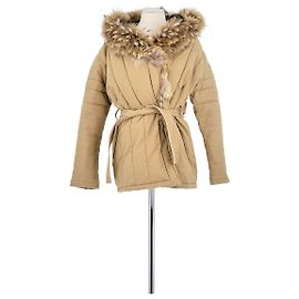 Maje Beige Baumwollmantel Beige