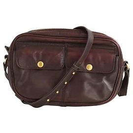 Soeur Sac à bandoulière en cuir marron Marron