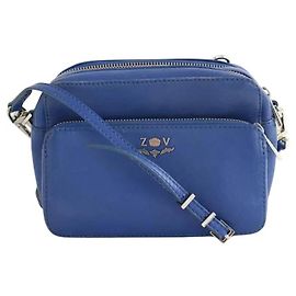 Zadig & Voltaire Borsa a tracolla in pelle blu Blu