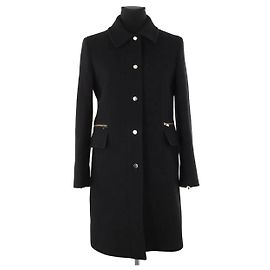 Gerard Darel Black Wool Coat Black