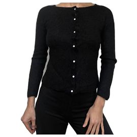 Sézane Wollcardigan Schwarz
