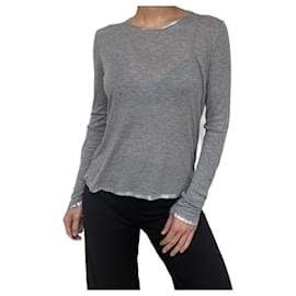 Zadig & Voltaire Top deluxe a maniche lunghe Zadig e Voltaire Argento Grigio