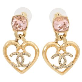 Orecchini in metallo con strass Coco Mark di Chanel Altro