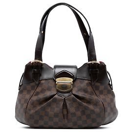 Louis Vuitton Marrone Damier Ebene Sistina PM Marrone