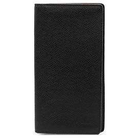 Cartera Brazza en Taiga Negra Louis Vuitton Negro