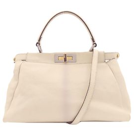 Bolsa Fendi Peekaboo 2 em 1 Branco