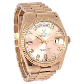 Rolex Oyster Perpetual Day-Date Automatic Watch Rose Gold 36 Other