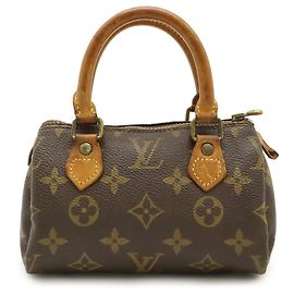 Pochette Mini Speedy Monogram Louis Vuitton M41534 Marrone
