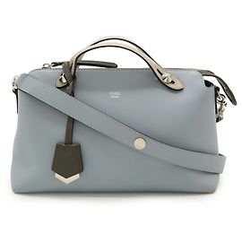 Sac à main/sac à épaule Fendi By The Way Medium Marron Bleu Gris Bleu clair
