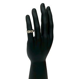 Hermès Anello HERMES Santur in Argento 925 Argento