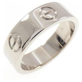 Cartier Love Ring in White Gold Golden