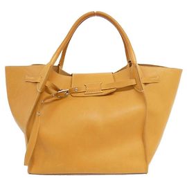 Céline Celine Big Bag Medium Leather Bag Blue