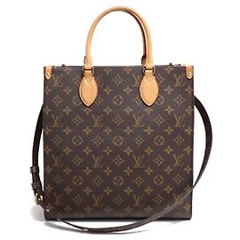 Louis Vuitton Sac Plat PM Monogram 2way Schultertasche Braun