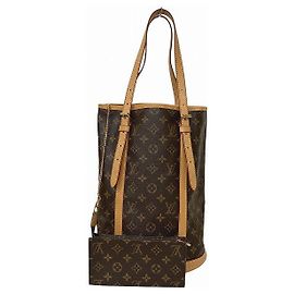 Sac à main seau GM Monogram 2 en 1 Louis Vuitton Marron