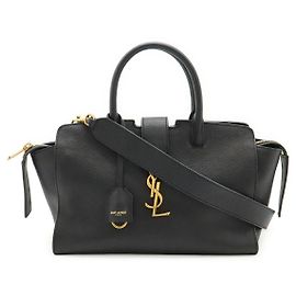 Yves Saint Laurent Saint Laurent Paris Baby Downtown Leather 2way Handbag Black