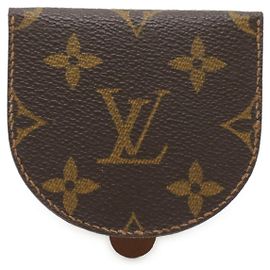 Portamonete Cuvette Monogramma Louis Vuitton Marrone