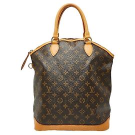 Borsa Tote Monogram Lockit Louis Vuitton Marrone