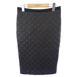 Moncler Lammlederrock Schwarz