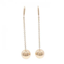 Tiffany & Co Tiffany Pink Gold Chain Earrings Golden