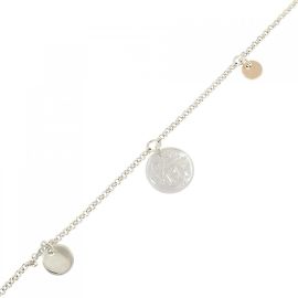 Bracciale Charm Exlibris PM Hermès Argento D'oro