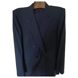 Autre Marque Neuer Ted Lapidus Anzug Größe 56 Marineblau