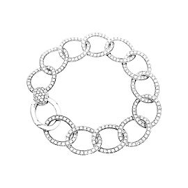 Bracciale Pomellato, "Brera", oro bianco e diamanti. Altro