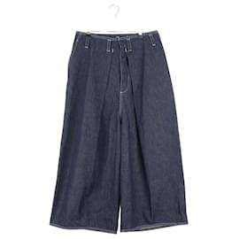 Autre Marque-Blue cotton wide jeans-Blue